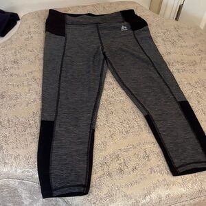 RBX Charcoal and Black Kids Leggings